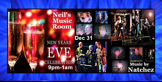 NYE Party Dec 31 Music by Natchez Party & Dance Band $50. @Neil's Memphis