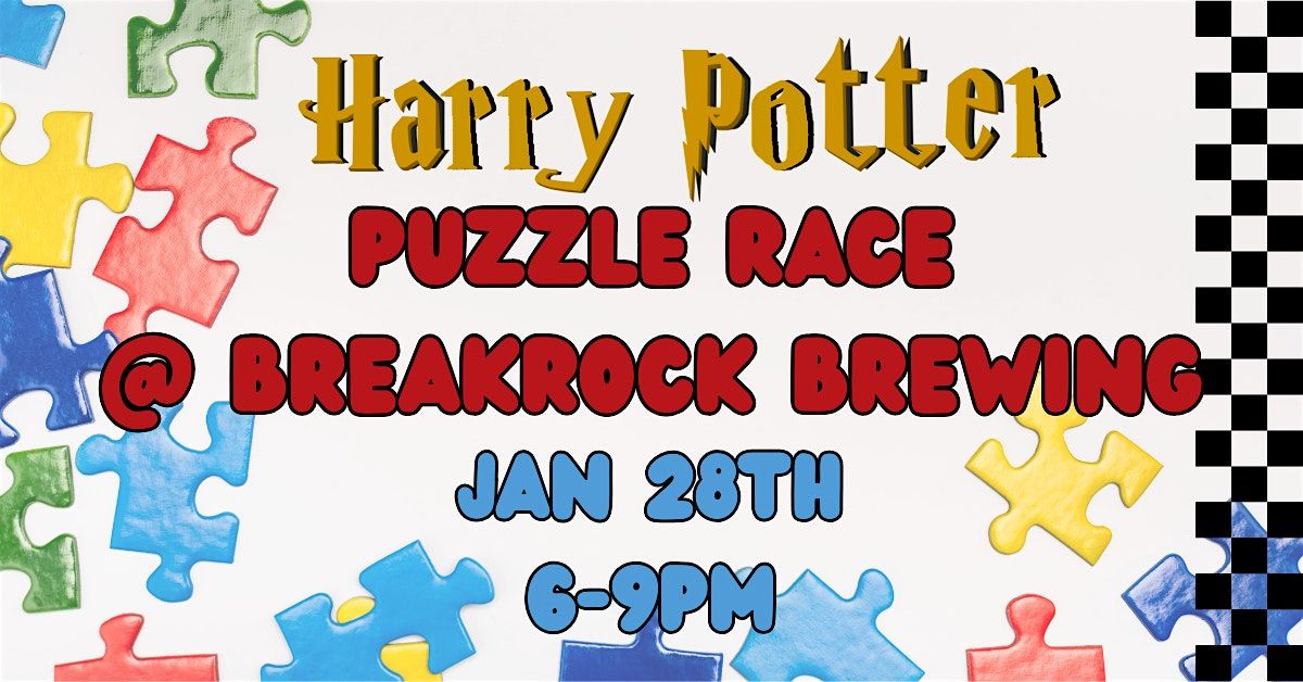 Harry Potter Puzzle Race at BreakRock Brewing