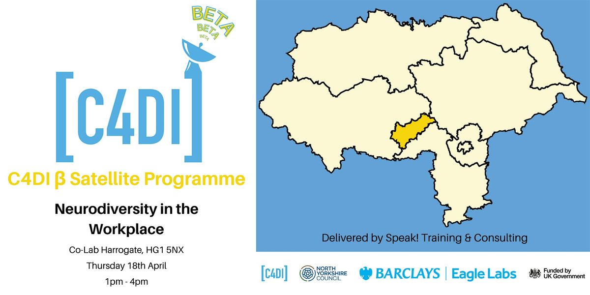 C4DI Beta Satellite Harrogate Neurodiversity in the Workplace, CoLab