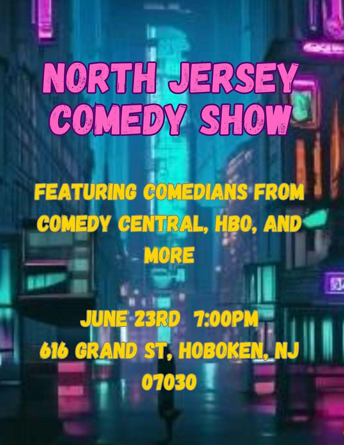North Jersey Comedy Showcase!