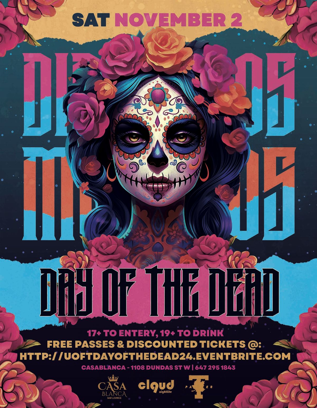 UOFT DAY OF THE DEAD @ CASABLANCA | SAT NOV 2 | 17+ & FREE