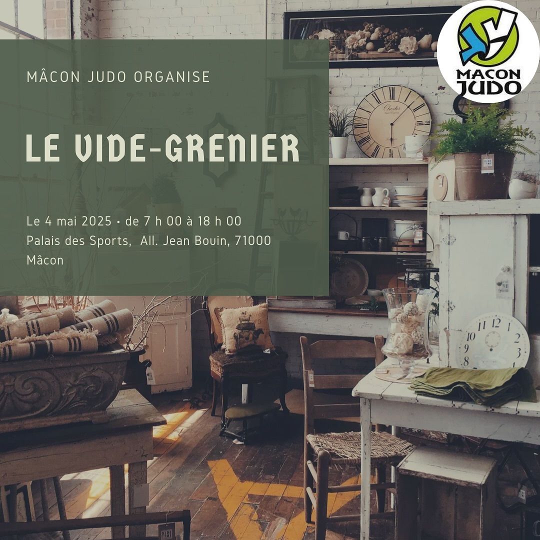 Vide Grenier M\u00e2con Judo