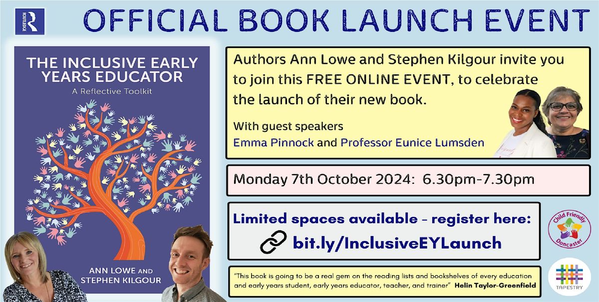 The Inclusive Early Years Educator - Official Book Launch Event