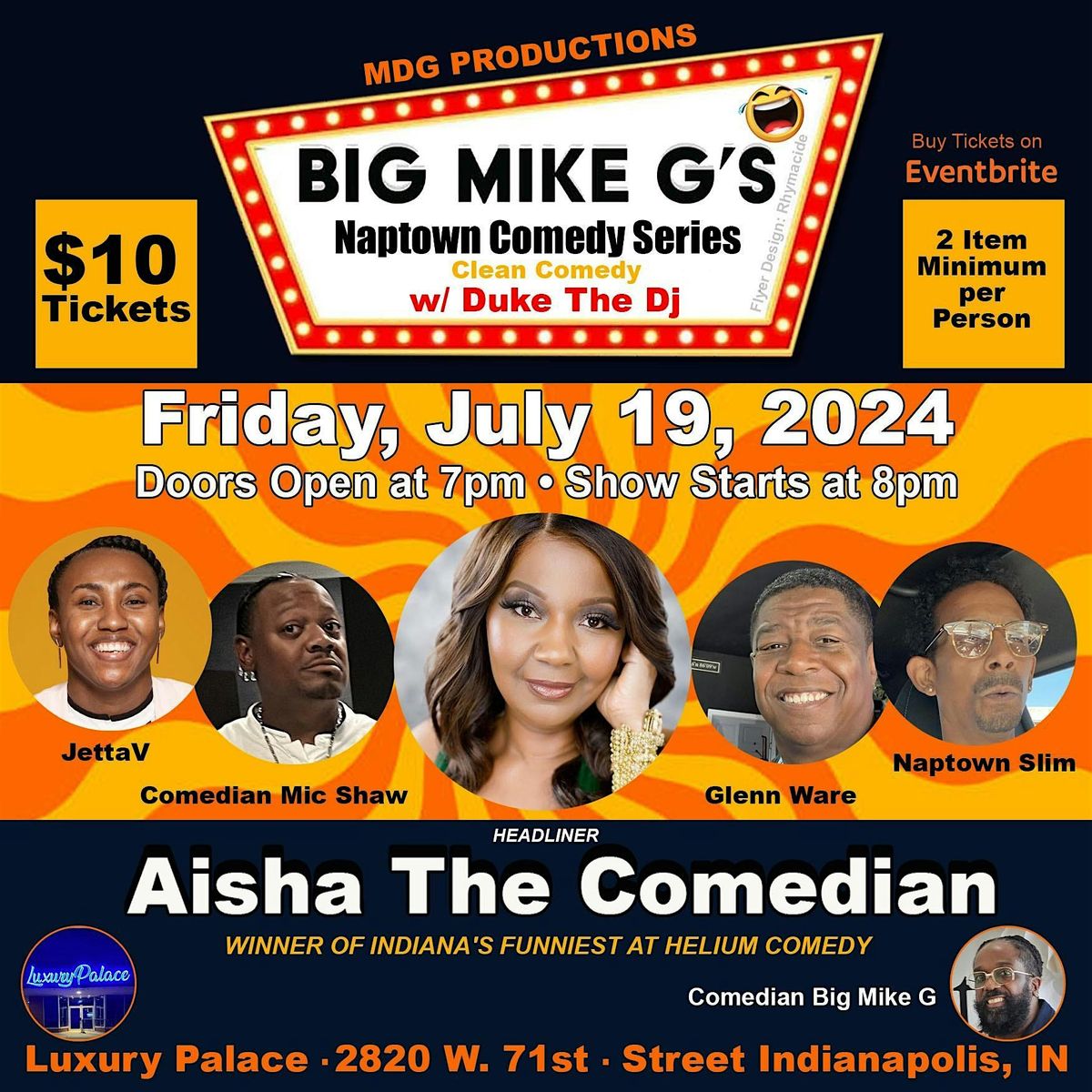 BIG MIKE G'S NAPTOWN COMEDY SERIES
