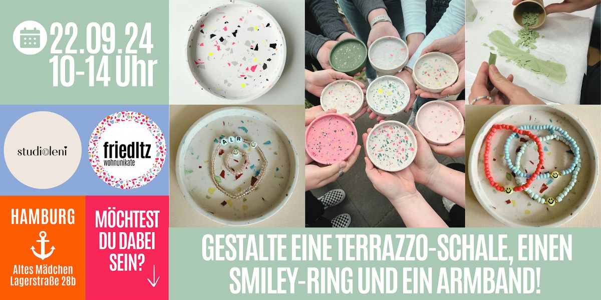 Kreativ hoch 3: Terrazzo & Schmuck Workshop