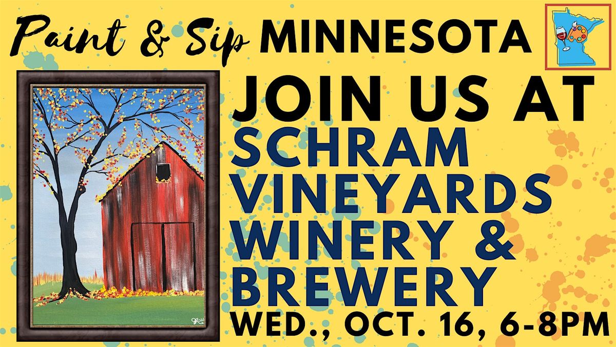 October 16 Paint & Sip at Schram Vineyards Winery & Brewery