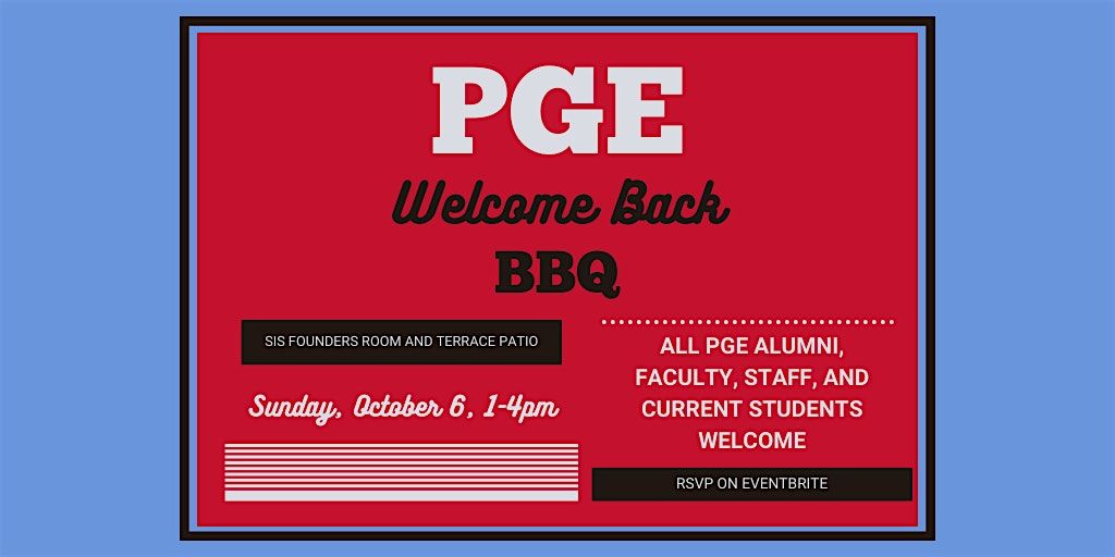 PGE Welcome Back BBQ