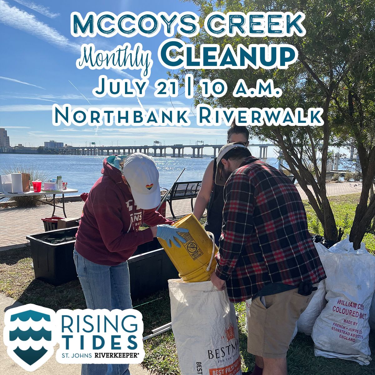 Rising Tides McCoys Creek Cleanup: July