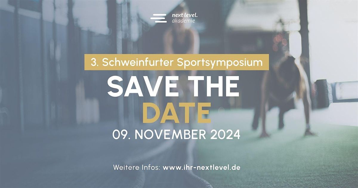 3. Schweinfurter Sportsymposium 2024