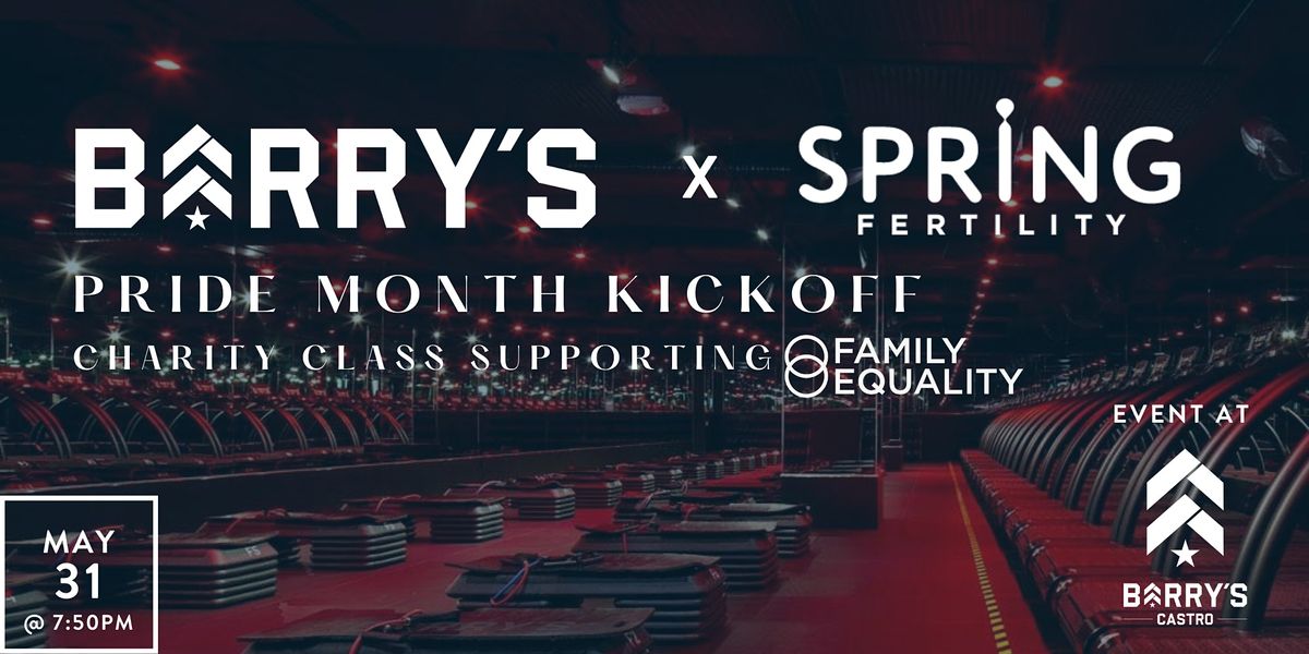 Barry's x Spring: Pride Kickoff & Charity Class