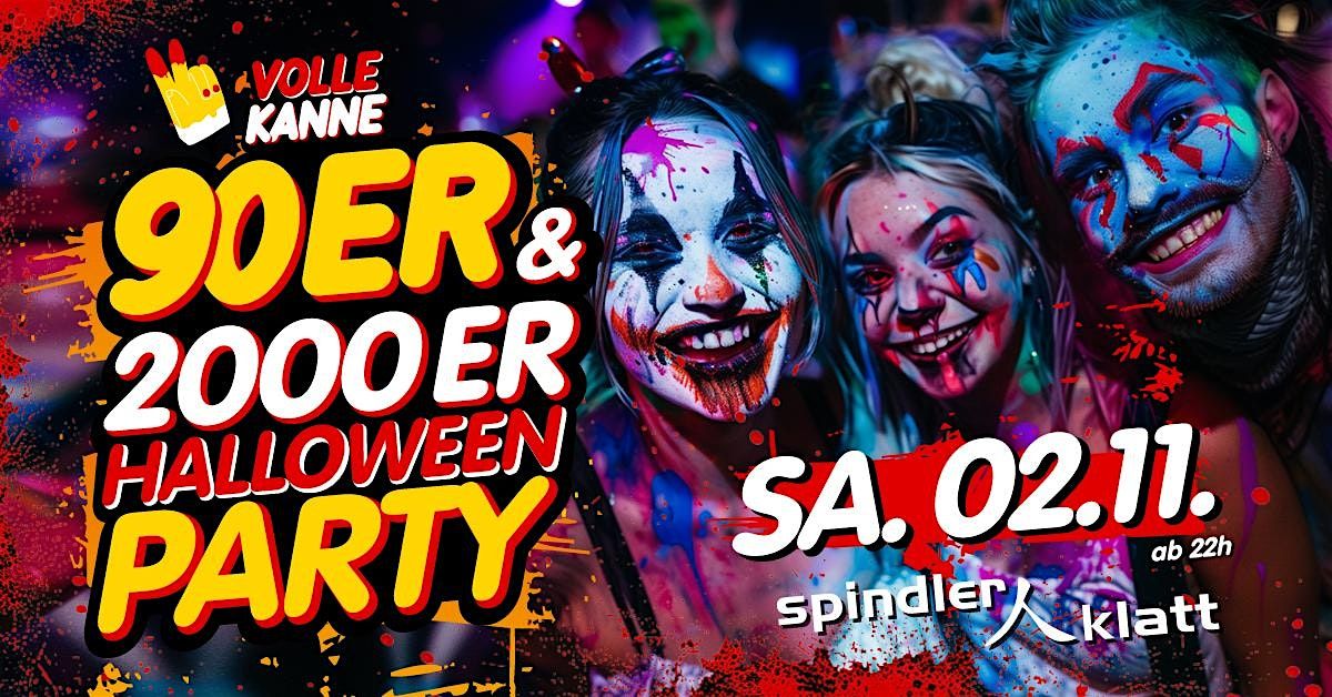 Volle Kanne 90er & 2000er \u2013 Halloween Party