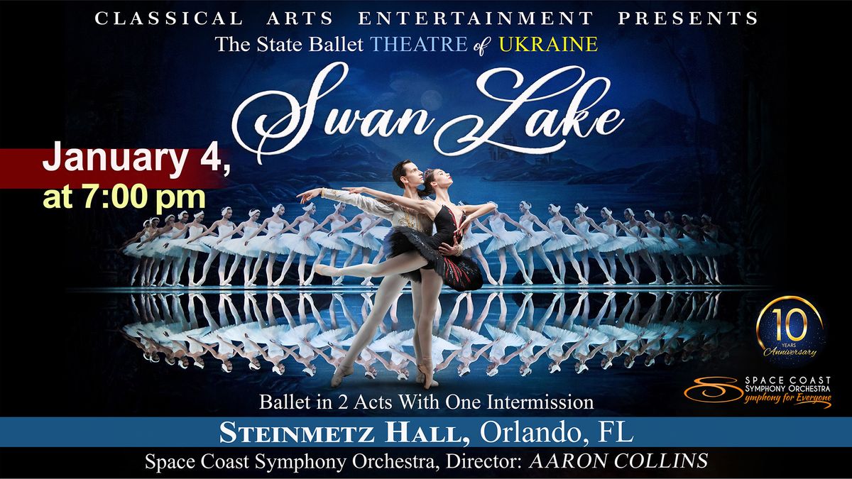 Swan Lake: State Ballet of Ukraine & Live Symphony Orchestra!