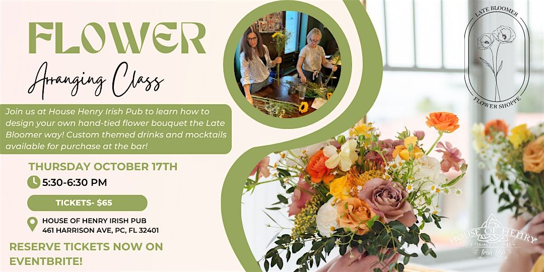 Flower Arranging Workshop @ House of Henry