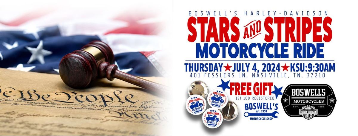 STARS & STRIPES MOTORCYCLE RIDE