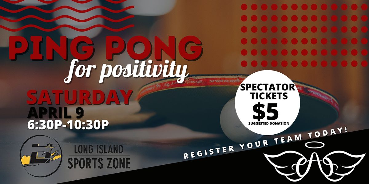 Ping Pong for Positivity - Team Registration