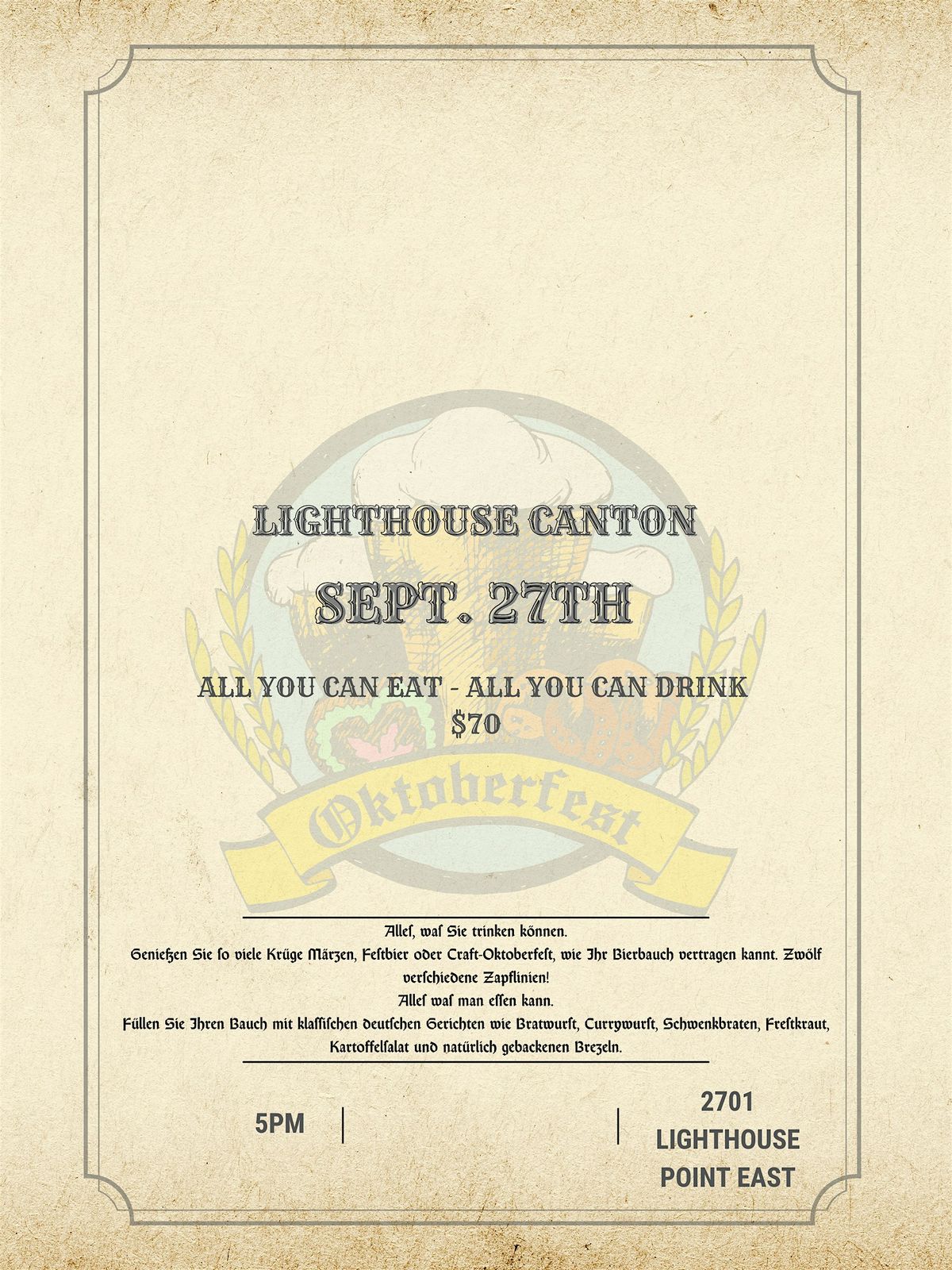 Lighthouse Canton Oktoberfest 2024