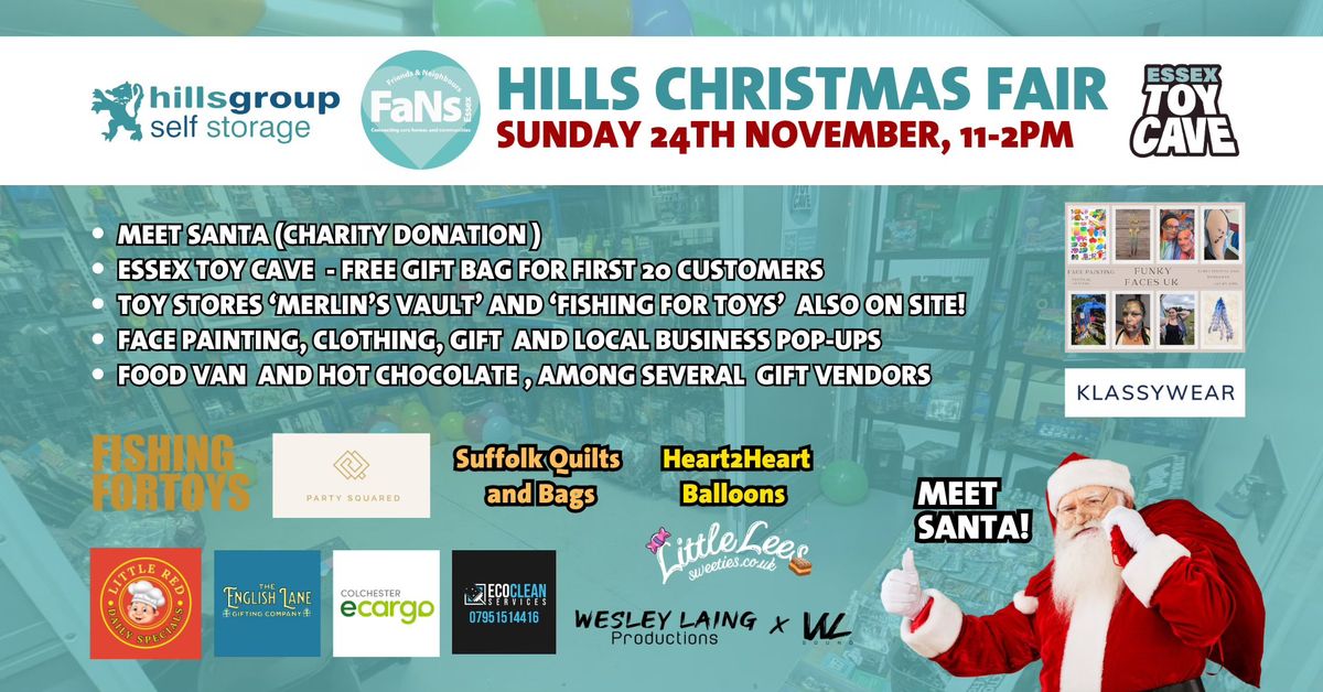 Hills Christmas Fair - Toy & Gift Stores; Come Meet Santa! 