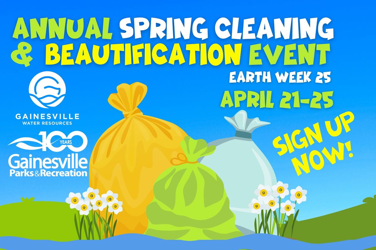 Earth Week Stream Cleanup & Park Beautification