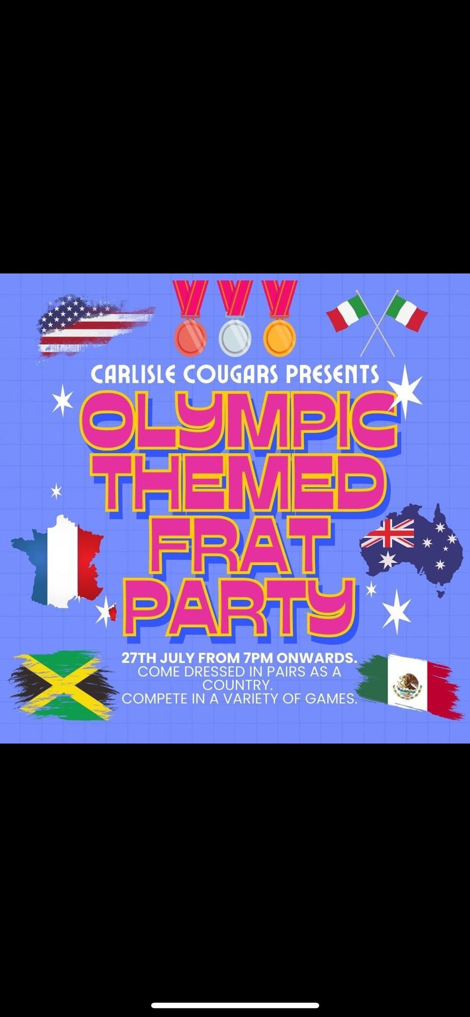 Olympic Themed Frat Party 