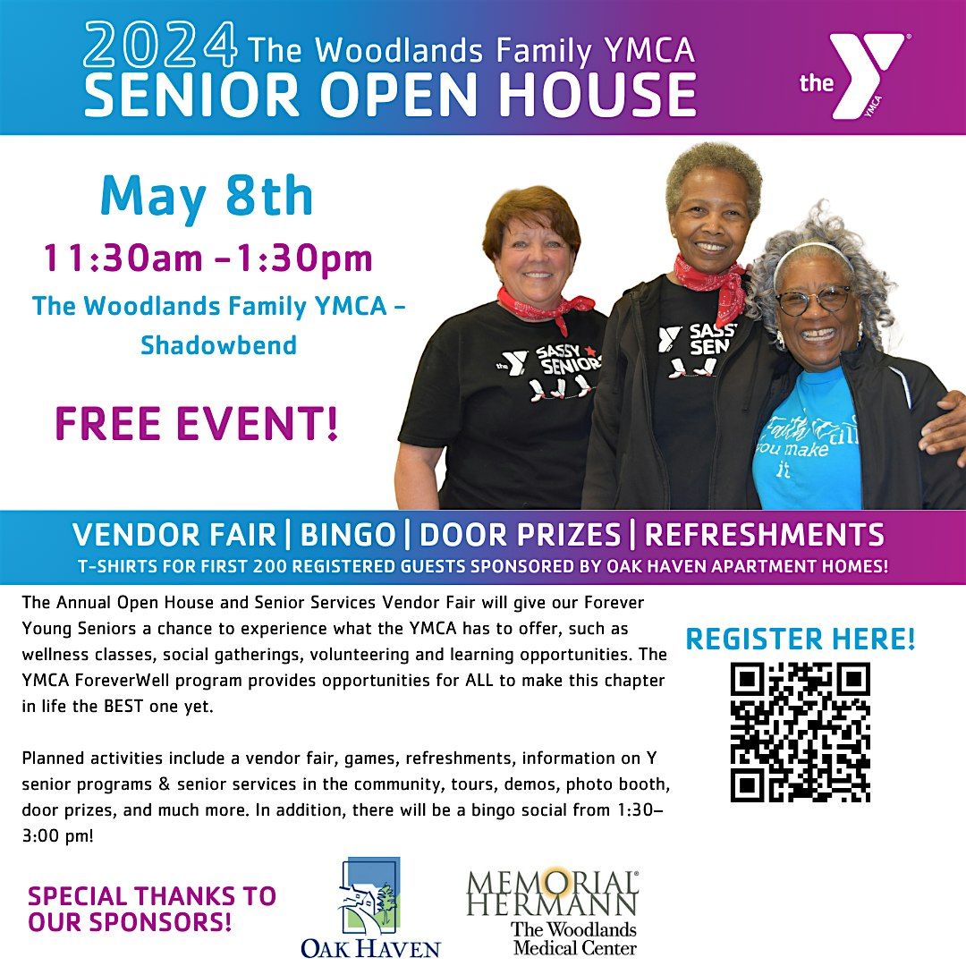 2024 The Woodlands Family YMCA - Senior Open House