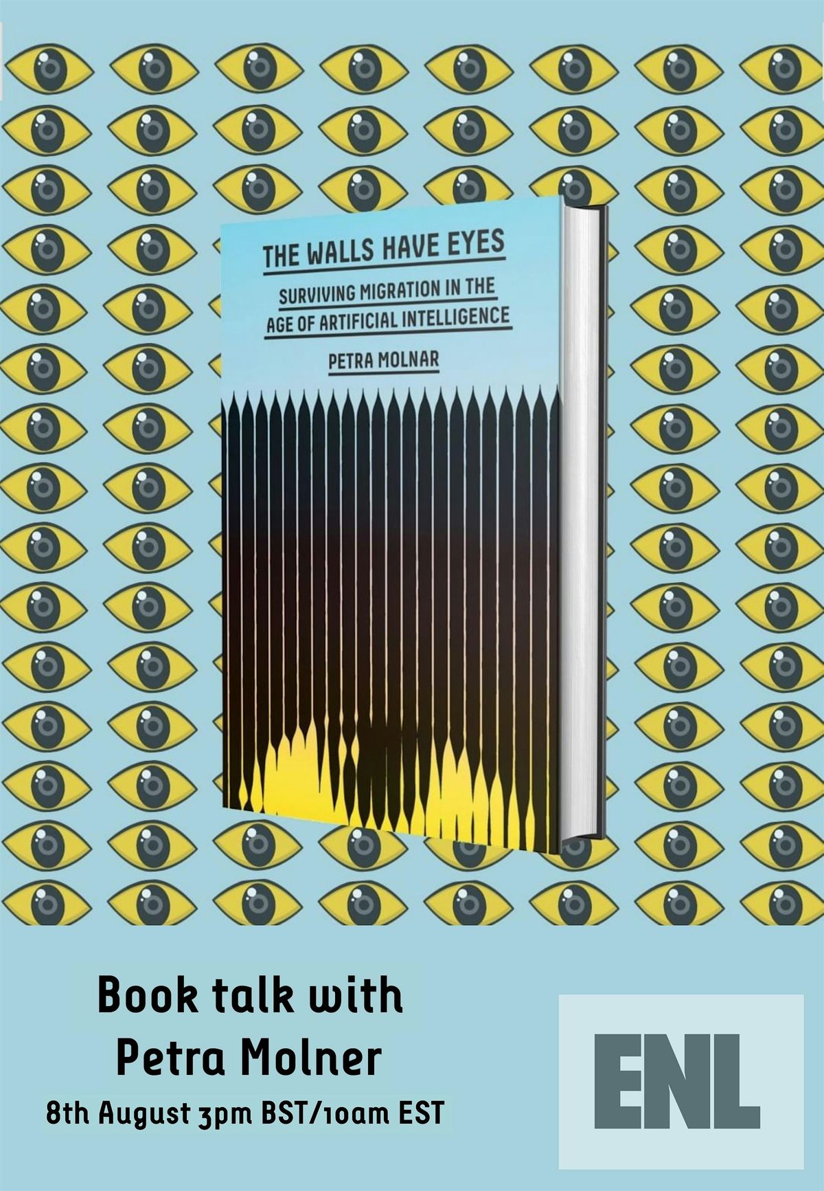 The Walls Have Eyes, book talk and discussion with Petra Molnar