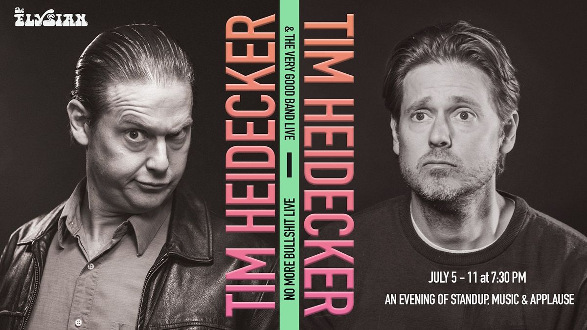 Tim Heidecker Live! (Warm-Up Shows)