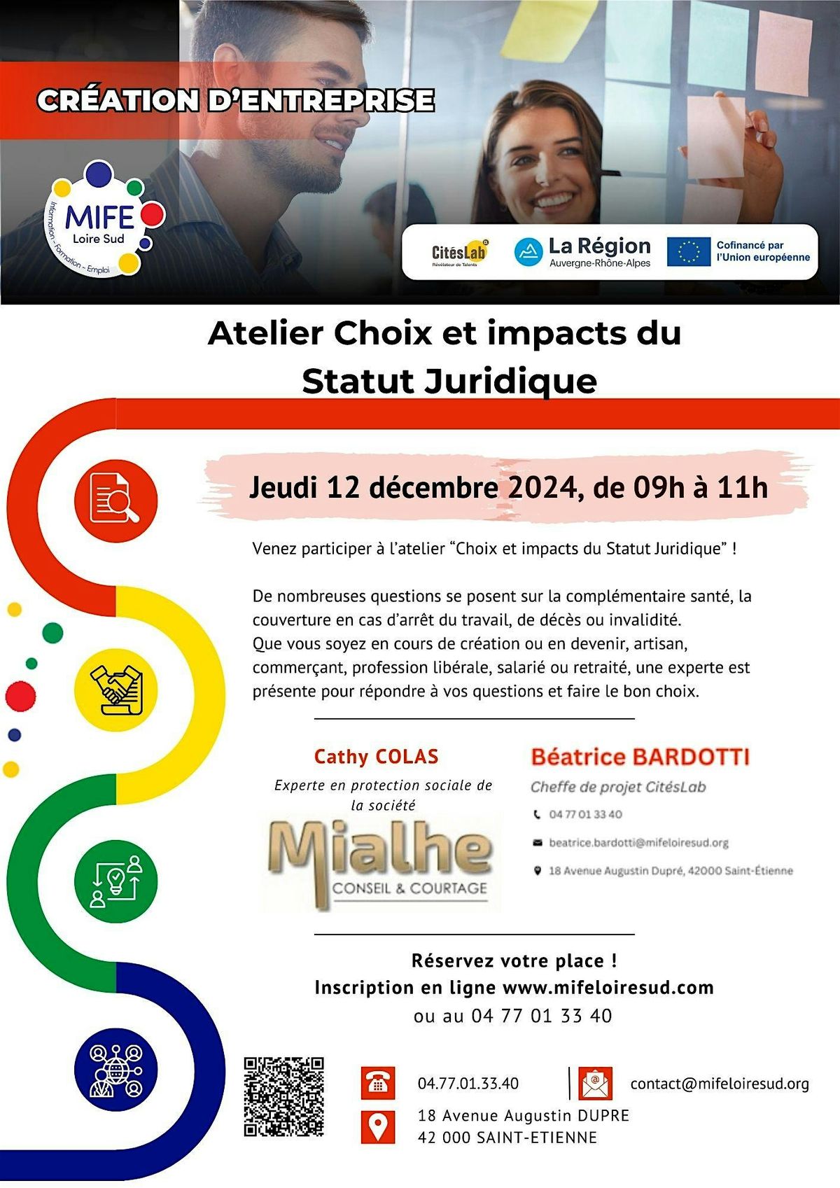 Atelier : Choix et impact du statut juridique