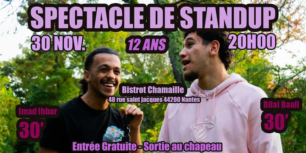 12 ans - Spectacle de standup - Bilal\/Imad