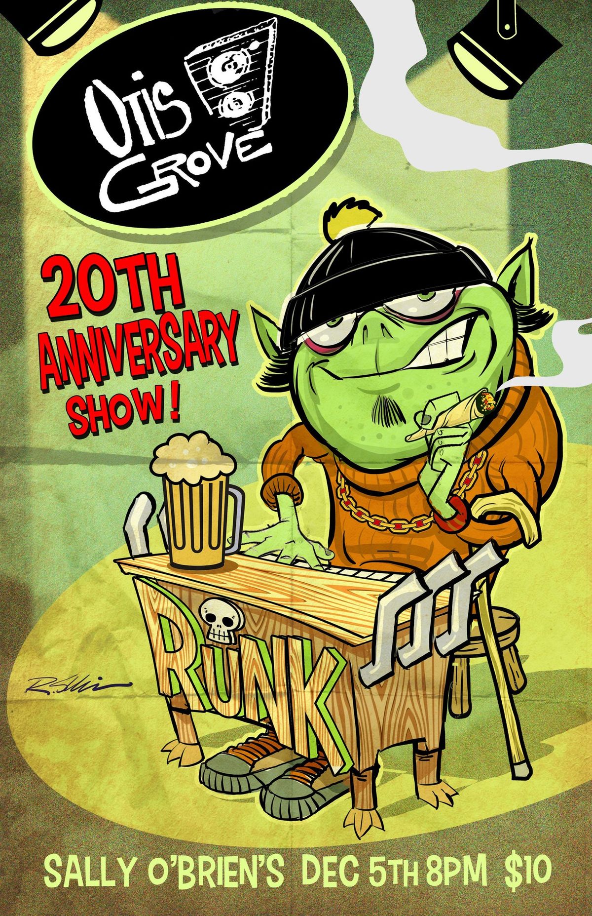 Otis Grove - 20th Anniversary Show!!! Thursday 12\/5 - Sally O'Briens