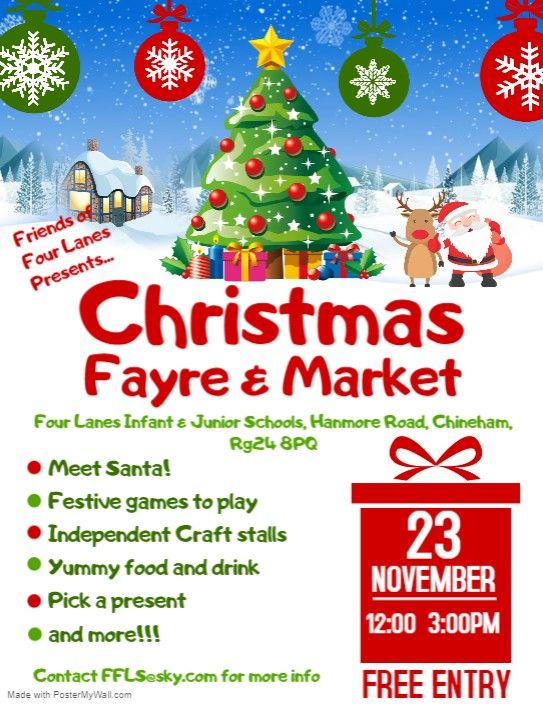 Four lanes Schools Christmas Fayre & Market 2024