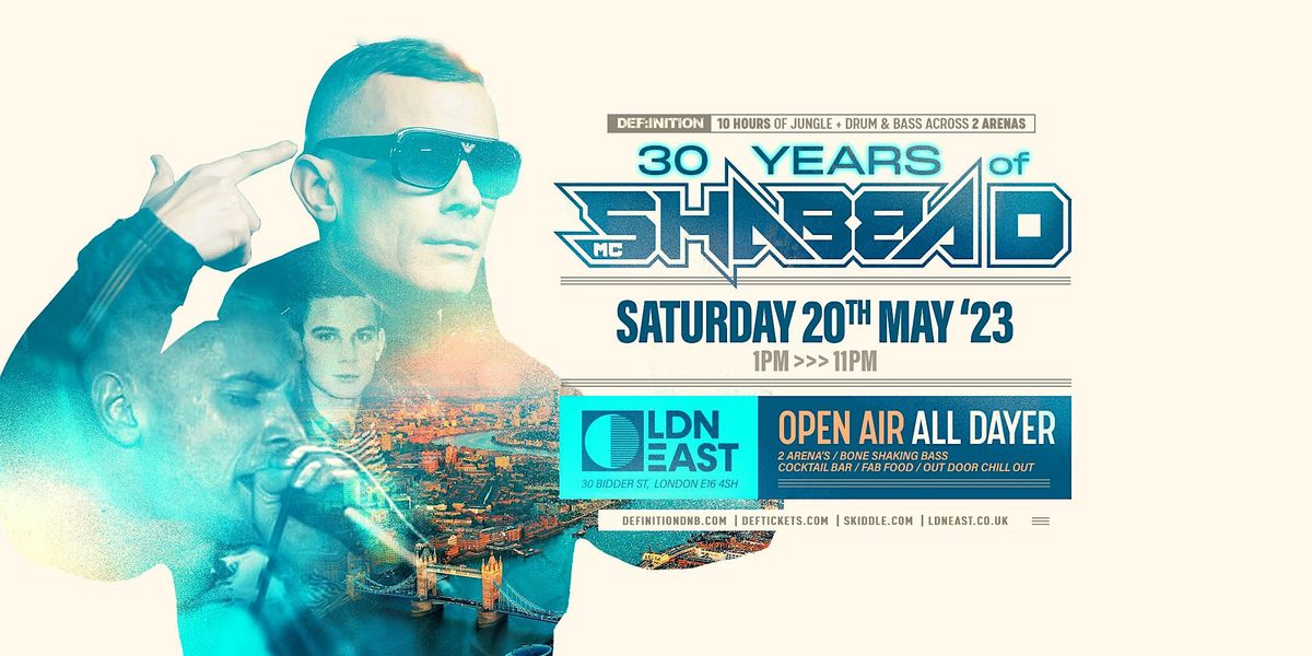 30 Years of Shabba D | Open Air All Dayer | London