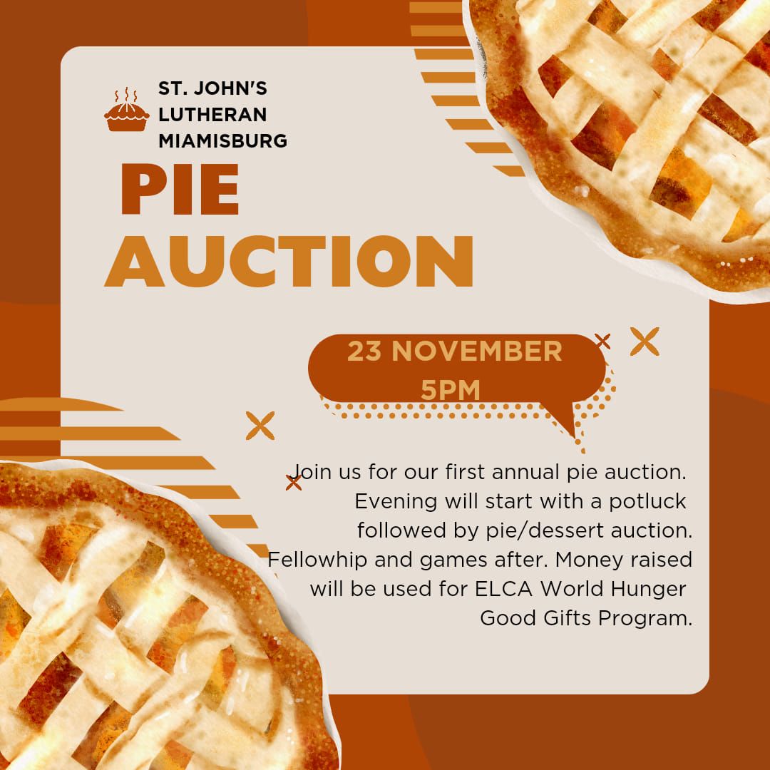 Pie Auction Night