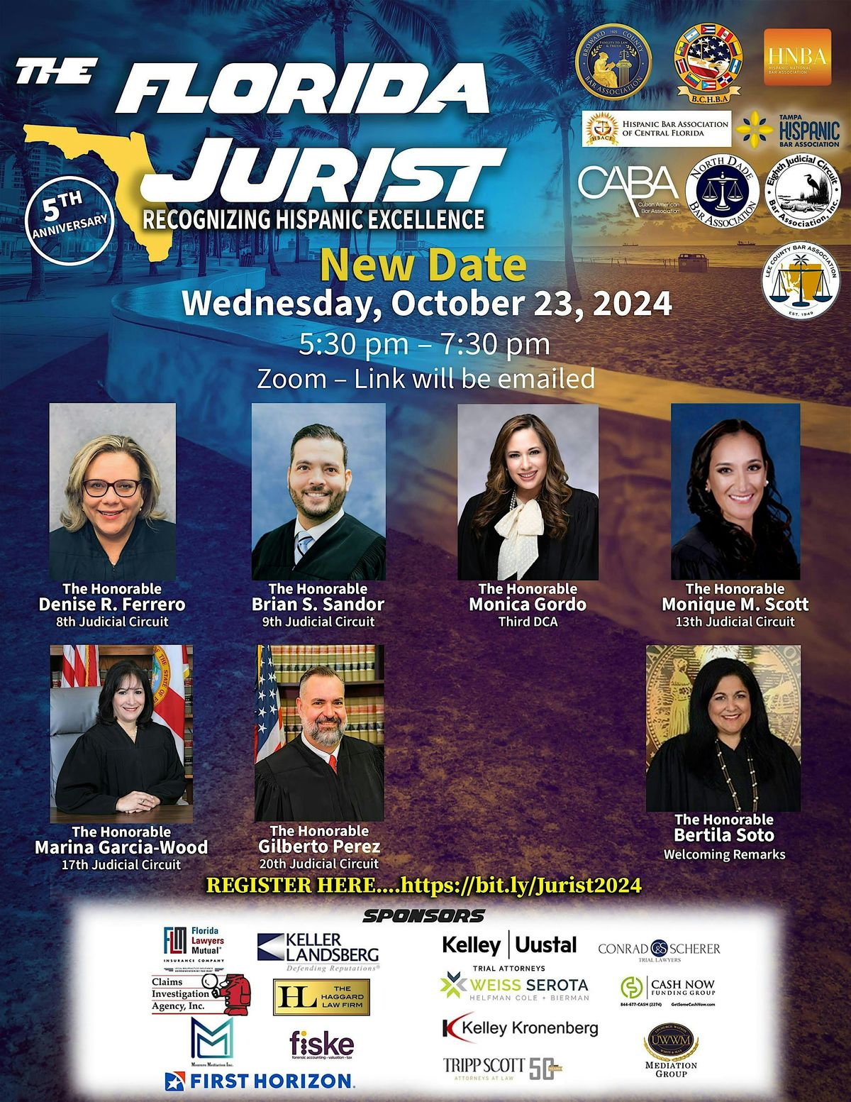 The Florida Jurist Recognizing Hispanic Excellence: In person watch party