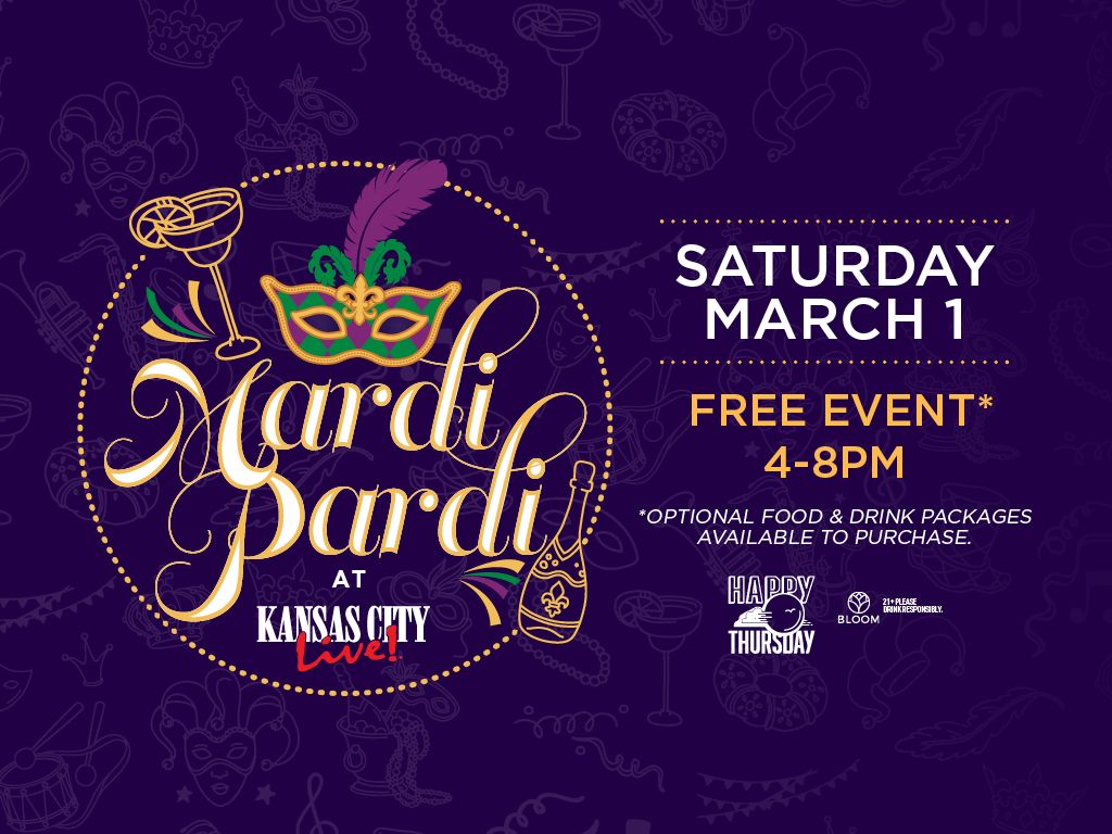 \ud83c\udfad Mardi Pardi: A Mardi Gras Celebration at KC Live!