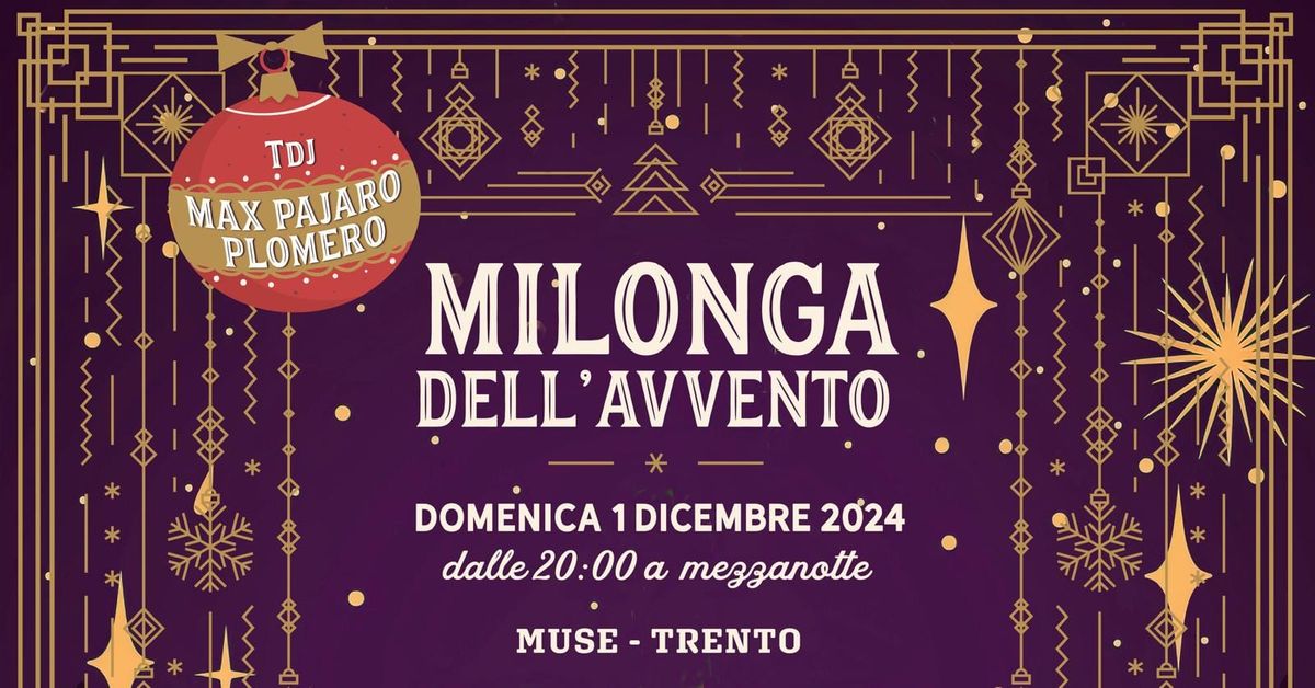 Milonga dell'AVVENTO al MUSE 