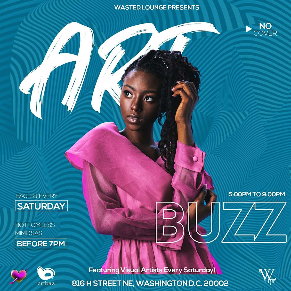 ART BUZZ: Free Art Show + Sip & Paint + Bottomless Mimosas!