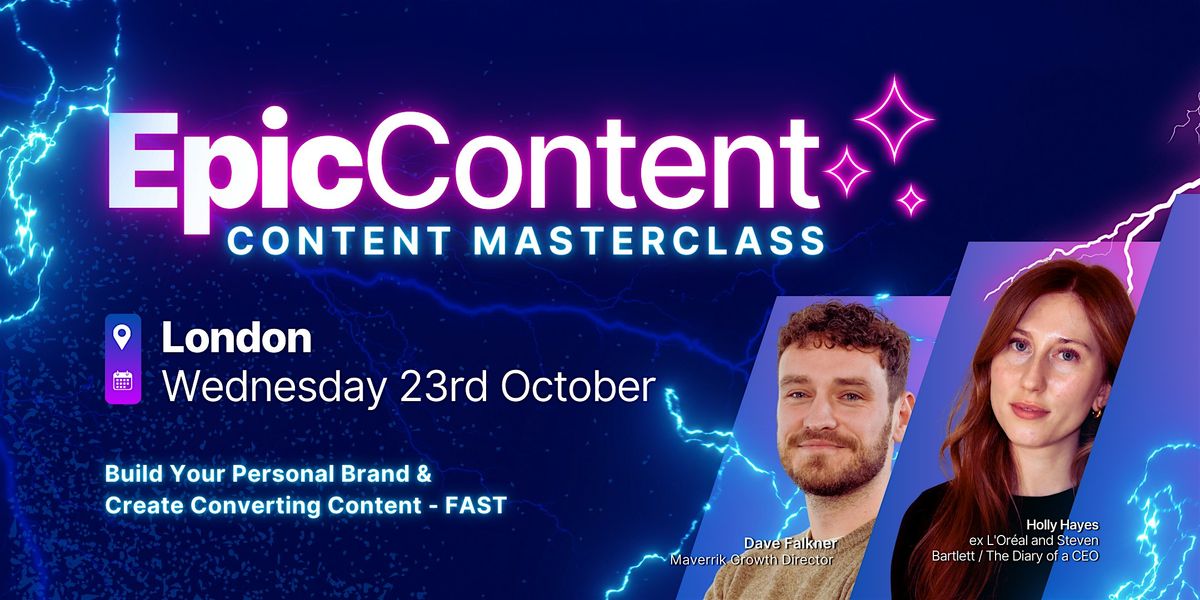 Epic Content - A Content Masterclass