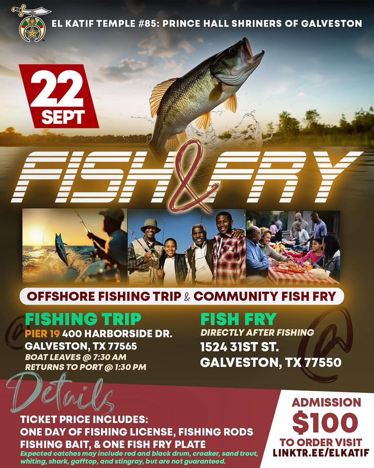 El Katif Shriners Fish N Fry Trip