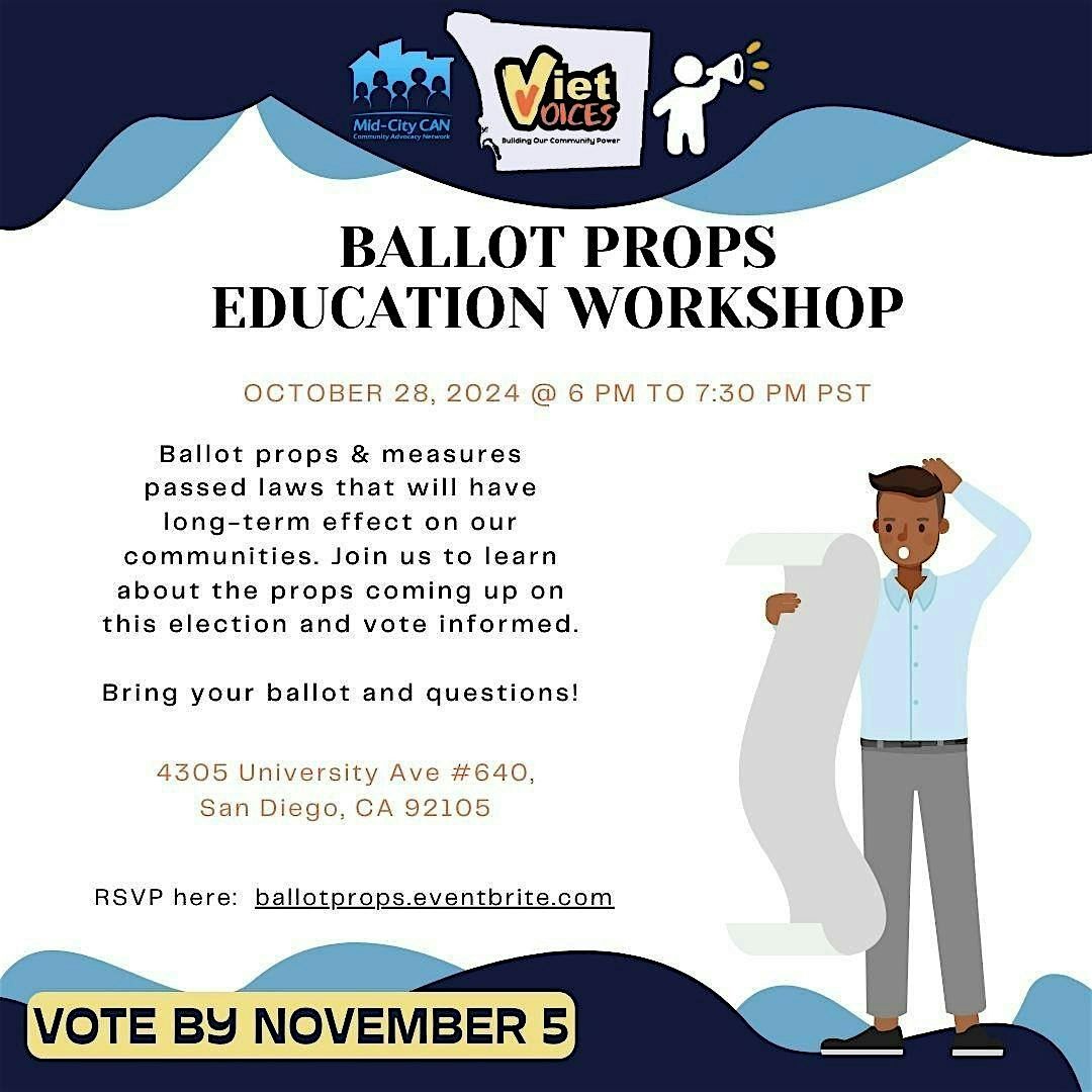 Ballot Props Education Workshop