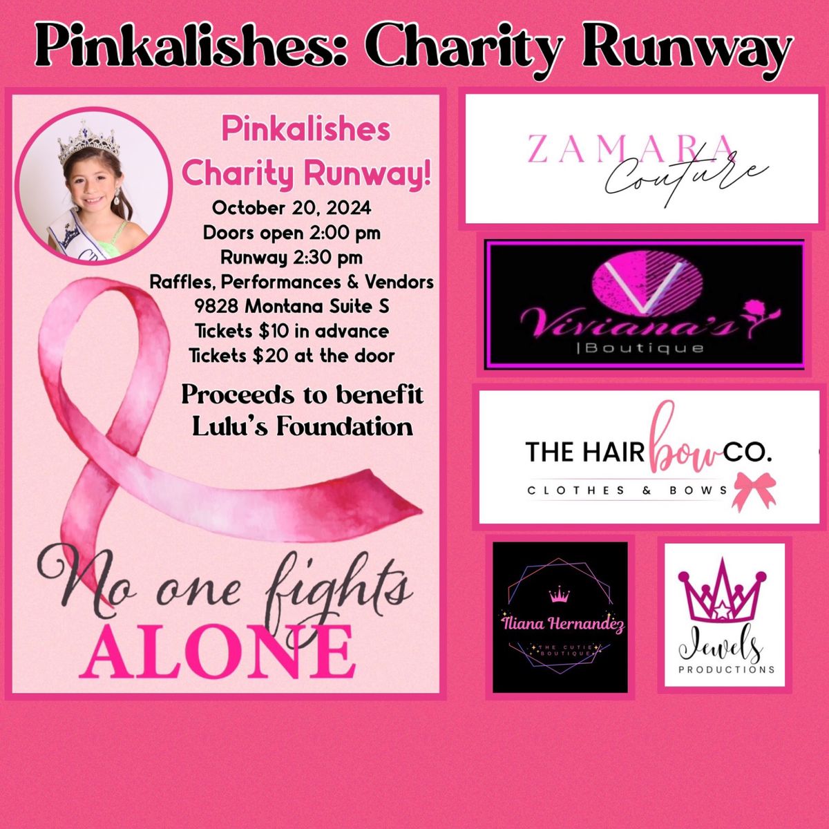 Pinkalishes Charity Runway