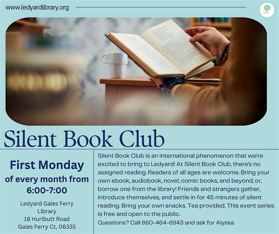 Silent Book Club - Ledyard Library Chapter 8\/5