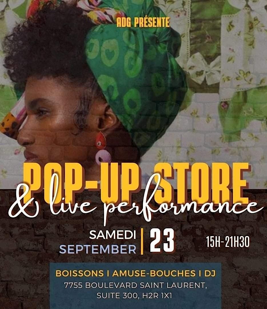 Pop-Up Store & Live Performance