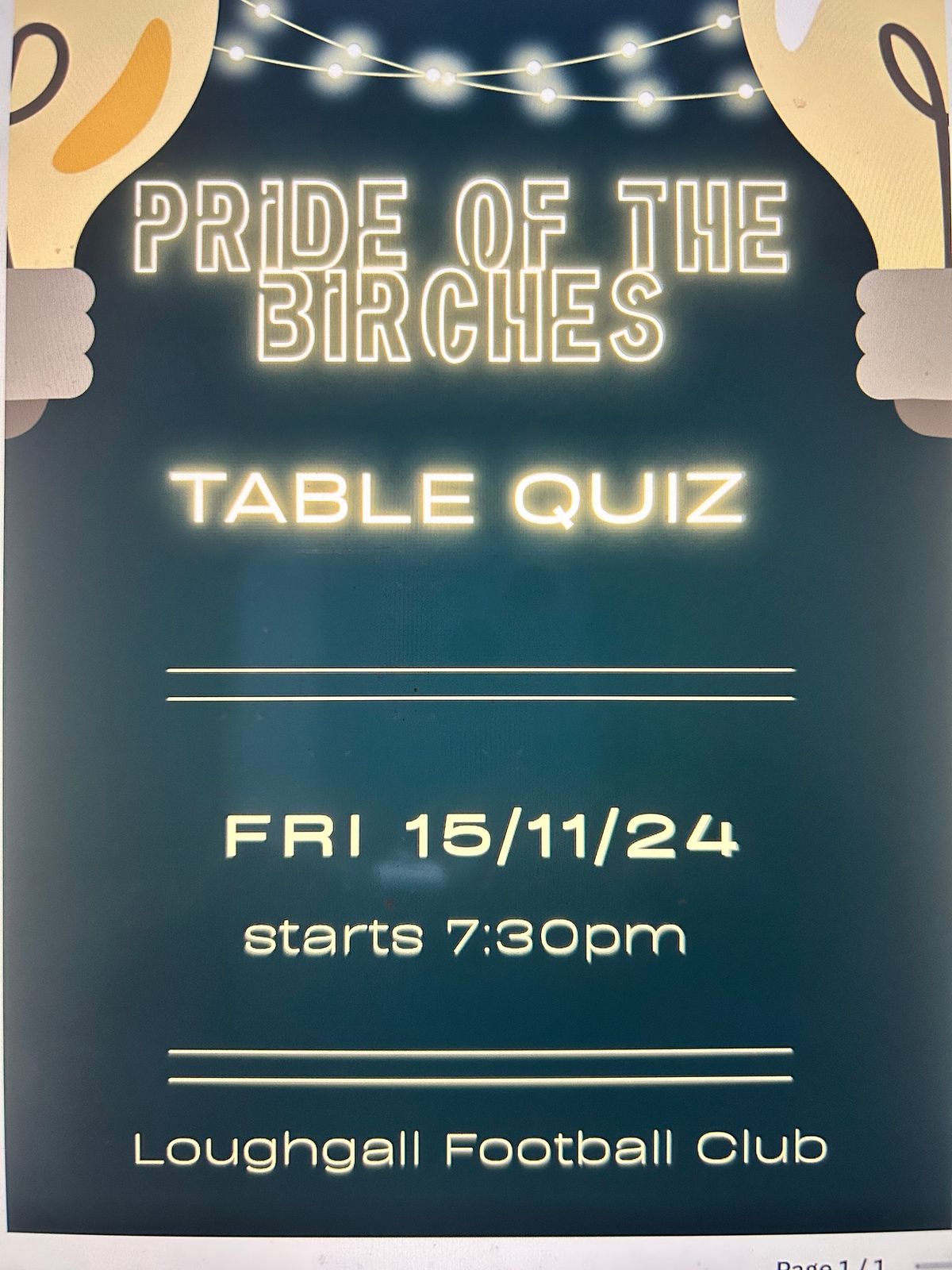 Table Quiz