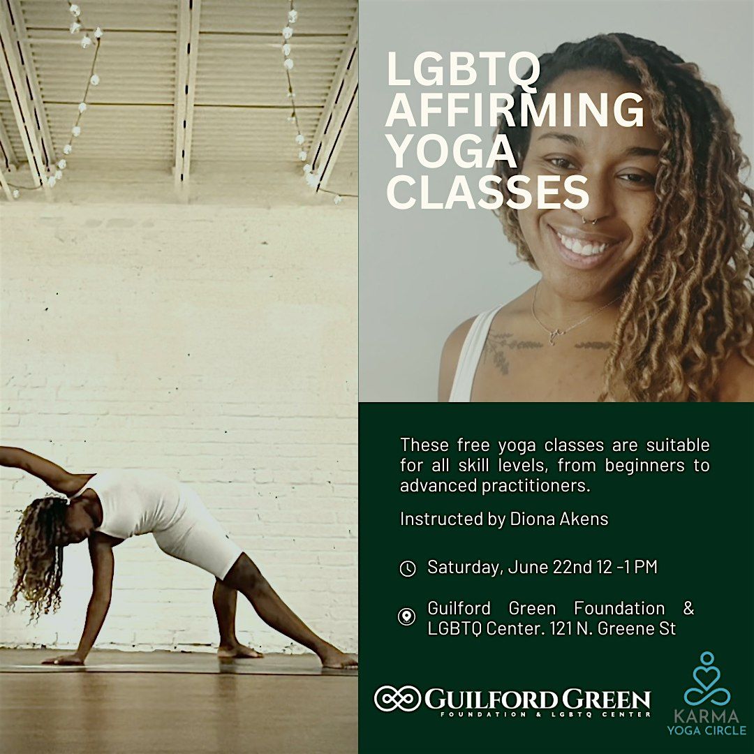 LGBTQ Affirming Biweekly Yoga Series Launches Sa. June 22nd 12-1 pm