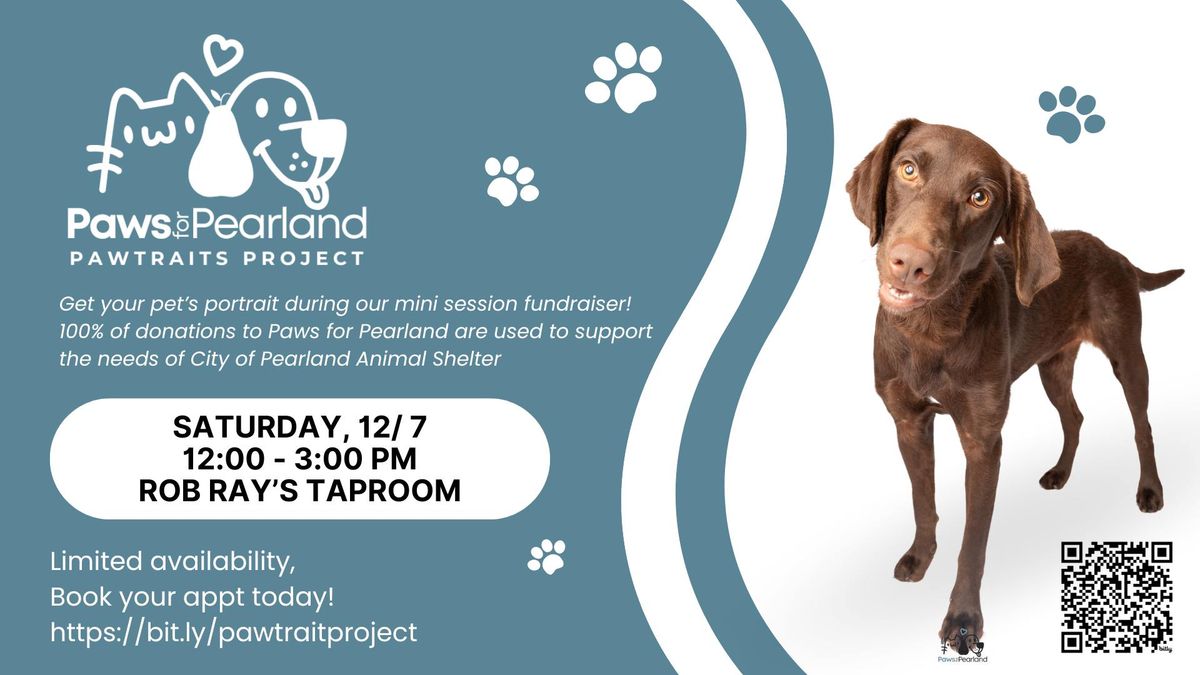 Paws for Pearland Pawtraits Project - Pet Photo Shoot Fundraiser