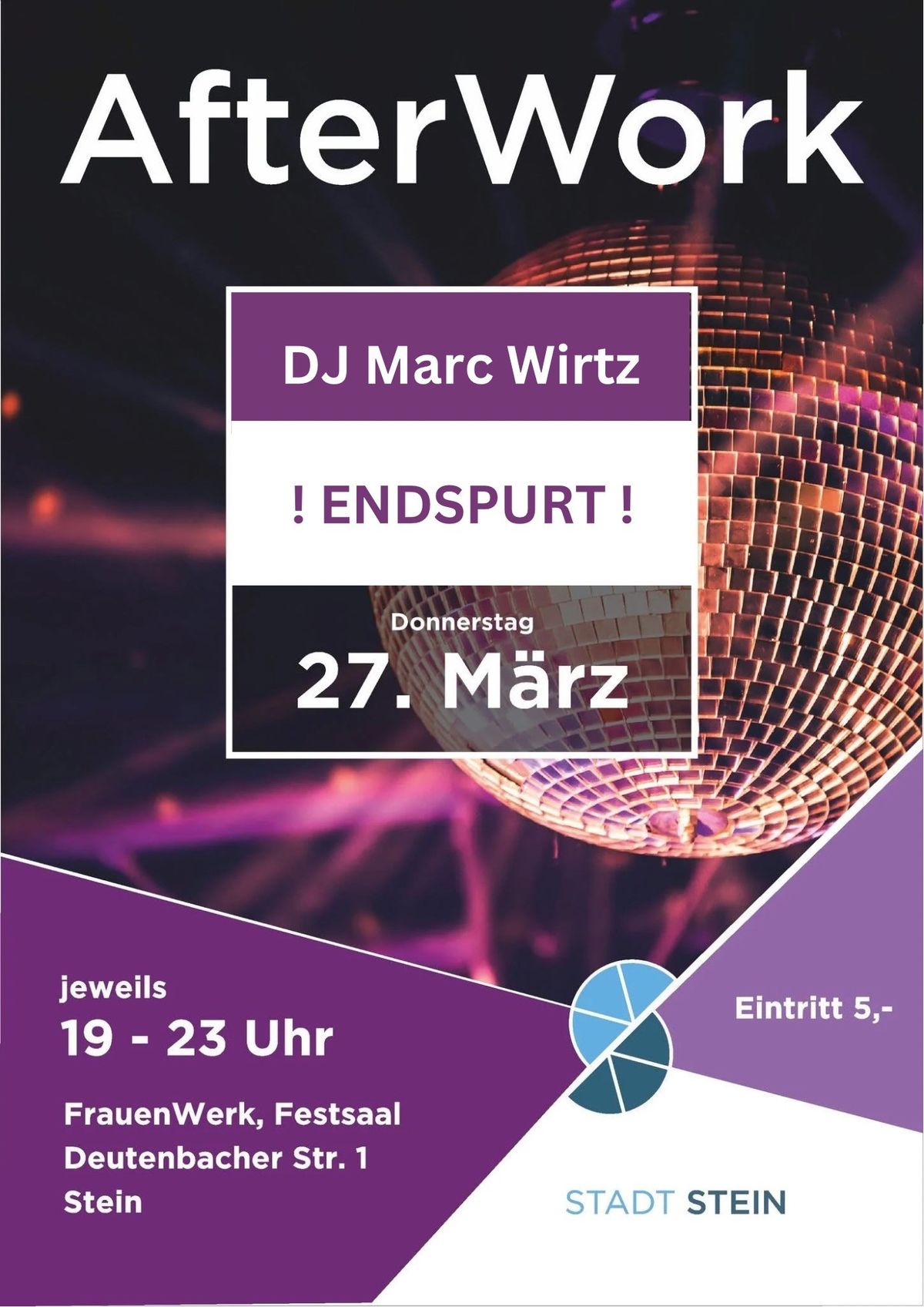 Das letzte Mal: After Work - \u201eVon der Arbeit \u2013 auf die Tanzfl\u00e4che\u201c