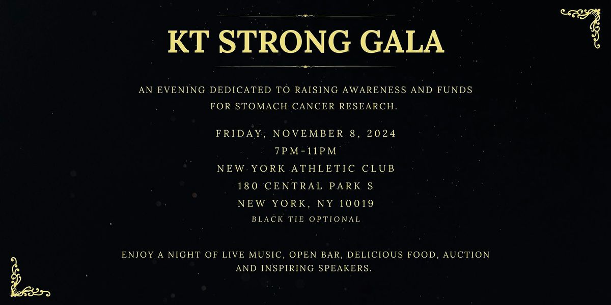 KT Strong Gala for Stomach Cancer Research - New York City