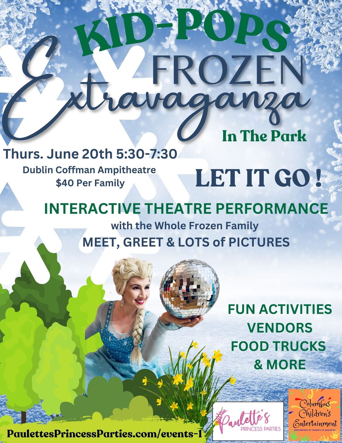 Kid-Pops Summer Concert Series   Frozen Extravaganza