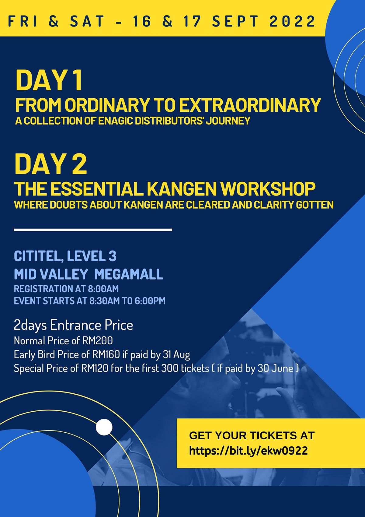 Essential Kangen Workshop (EKW) & From Ordinary to Extraordinary (FOTE)