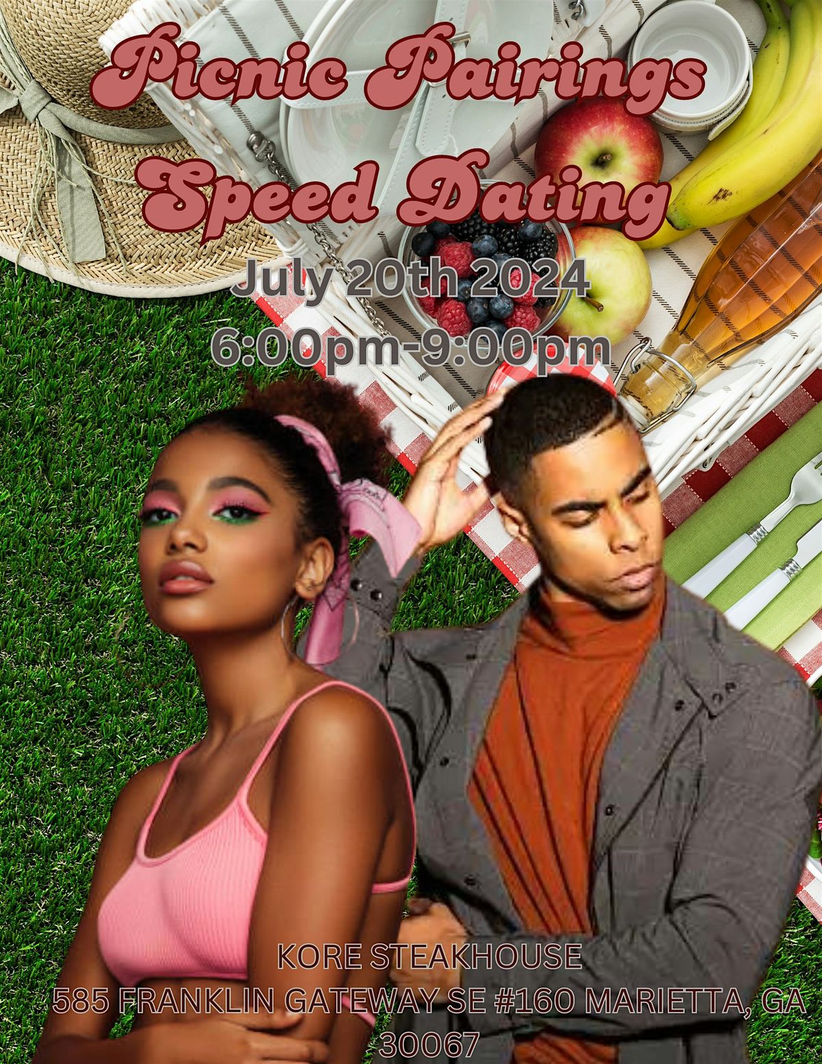PICNIC PAIRINGS SPEED DATING EVENT